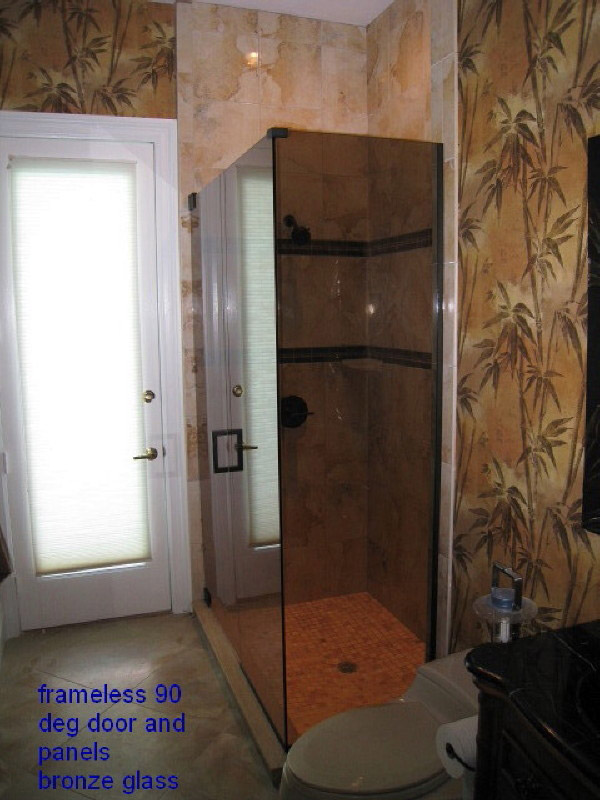 Bronze Shower Door